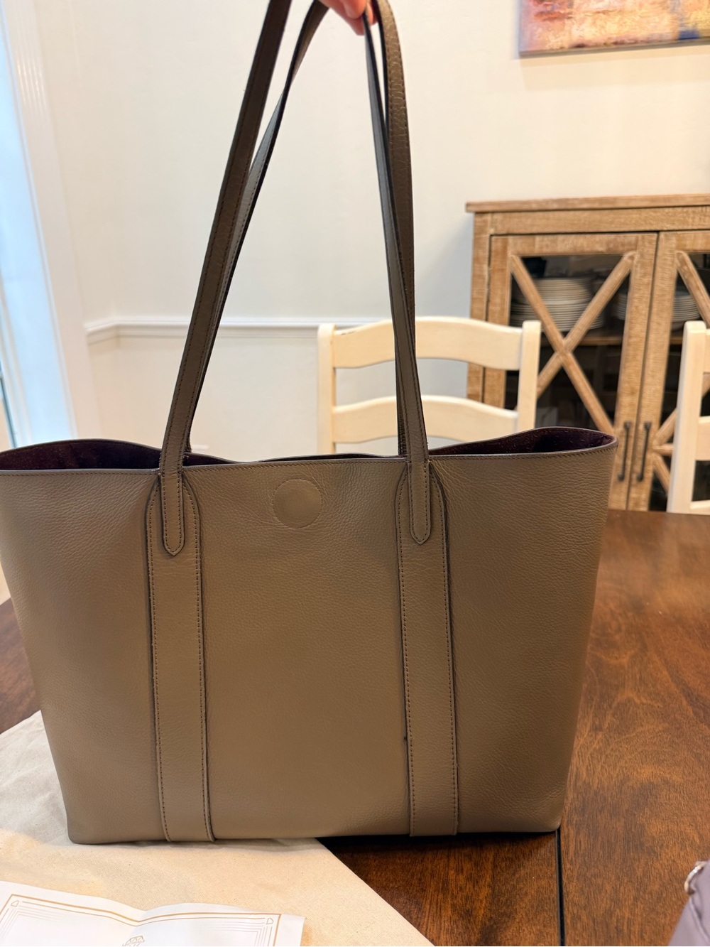 Authentic Mulberry Taupe Bayswater - Picture 7 of 15